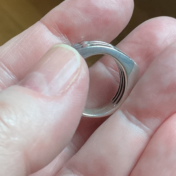 NWOT Sterling Silver 925 Greek design ring Size US 6 - Picture 3 of 13